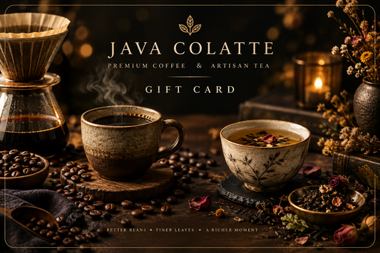 Java Colatte Gift Card Artwork